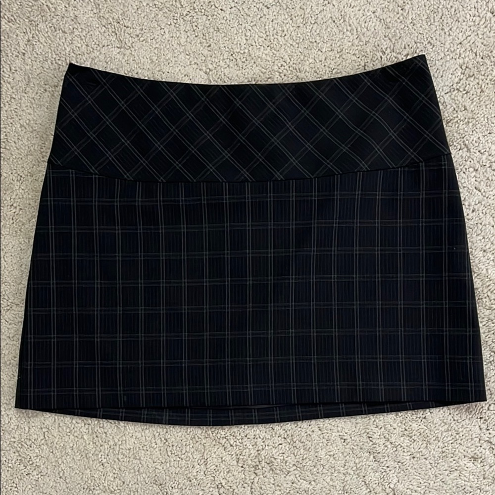 Express Plaid Mini Skirt